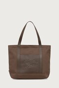 Maison Kitsuné torebka shopper damska bawełniana zielona MRUBT19WB0026