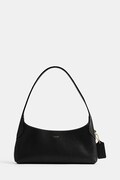 Coach torebka bagietka damska skórzana Brooklyn Shoulder Bag 26 czarna CFT34