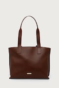 Barbour torebka shopper damska skórzana brązowa LBA0548
