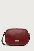 Barbour torebka crossbody damska skórzana bordowa LBA0546