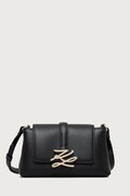 Karl Lagerfeld listonoszka damska skórzana K/AUTOGRAPH czarna B4W30283