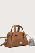 Karl Lagerfeld torebka crossbody damska z imitacji skóry brązowa B4W30082