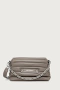 Karl Lagerfeld torebka crossbody damska z imitacji skóry K/ESSENTIAL szara B4W30316
