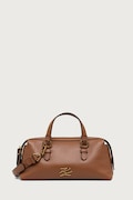 Karl Lagerfeld torebka crossbody damska skórzana K/AUTOGRAPH brązowa B4W30206