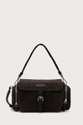 Marc O'Polo torebka crossbody damska zamszowa brązowa 5000013569