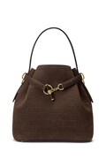 Lauren Ralph Lauren torebka damska skórzana brązowa 431P18459