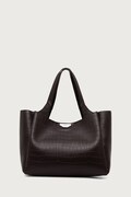 DKNY torebka shopper damska z imitacji skóry brązowa R63APG32