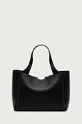 DKNY torebka shopper damska z imitacji skóry czarna R63APG32