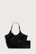 DKNY torebka shopper damska z imitacji zamszu czarna R63AME49