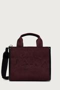 DKNY torebka damska z imitacji zamszu bordowa R63AMC80