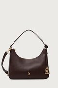 U.S. Polo Assn. torebka crossbody damska z imitacji skóry JONES brązowa BIUJE9378WVP