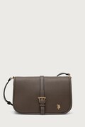 U.S. Polo Assn. torebka crossbody damska z imitacji skóry NANTUCKET brązowa BIU269322WVP
