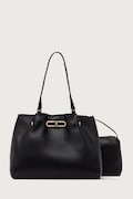 U.S. Polo Assn. torebka tote damska z imitacji skóry AYTOUNHILL czarna BIU269304WVP