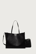 U.S. Polo Assn. torebka shopper damska z imitacji skóry MIDDLETON czarna BIU0M9372WVP