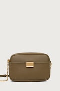 Patrizia Pepe crossbody kabelka dámska kožená zelená 8B0242 L001