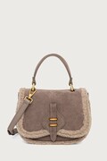 Coccinelle torebka crossbody damska zamszowa beżowa E5 V7J 58 01 01