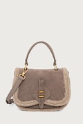 Coccinelle torebka crossbody damska zamszowa beżowa E5 V7J 58 01 01
