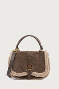 Coccinelle torebka crossbody damska zamszowa zielona E5 V7J 58 01 01