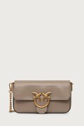 Pinko torebka crossbody damska skórzana beżowa 107924 A2JG