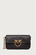 Pinko crossbody torba za žene kožna smeđa 107924 A2JG