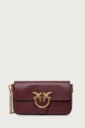 Pinko torebka crossbody damska skórzana bordowa 107924 A2JG