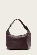 AllSaints torebka damska skórzana EFFIE bordowa W162XF