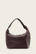 AllSaints torebka damska skórzana EFFIE bordowa W162XF