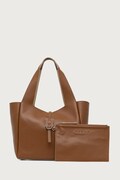 Hogan torebka shopper damska skórzana brązowa KBW01XA0300QVD