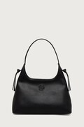 BOSS torebka hobo damska z imitacji skóry Anett Zip Hobo czarna 50573208
