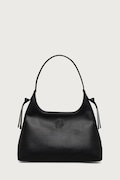 BOSS torebka hobo damska z imitacji skóry Anett Zip Hobo czarna 50573208