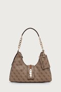Guess torebka hobo damska z imitacji skóry YVONNE beżowa HWSG23 78010