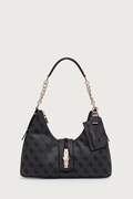 Guess torebka hobo damska z imitacji skóry YVONNE szara HWSG23 78010