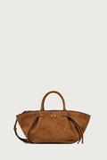 Guess torebka tote damska z imitacji zamszu ALLEGRA brązowa HWSG22 37060