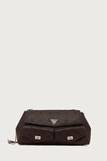 Guess torebka damska z imitacji skóry BLAKE brązowa HWPD22 22210