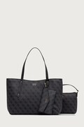 Guess torebka shopper damska z imitacji skóry BRENTON szara HWLG96 48240