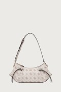 Guess torebka bagietka damska z imitacji skóry ALLEGRA beżowa HWGP24 89180