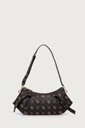 Guess torebka bagietka damska z imitacji skóry ALLEGRA brązowa HWGP24 89180