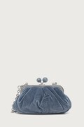Weekend Max Mara torebka crossbody damska welurowa WKAGIOCHI niebieska 2625516055600