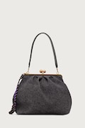 Weekend Max Mara torebka crossbody damska zamszowa WKAUTILE szara 2625516045600