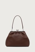 Weekend Max Mara torebka shopper damska skórzana WKABAMBOLA brązowa 2625516025600