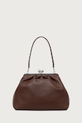 Weekend Max Mara torebka shopper damska skórzana WKABAMBOLA brązowa 2625516025600