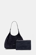 Gianni Chiarini torebka shopper damska skórzana DUA granatowa BS 9800 CM-PL