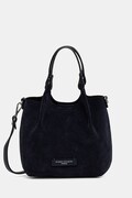 Gianni Chiarini torebka crossbody damska zamszowa DUA granatowa BS 9798 CM-PL