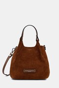 Gianni Chiarini torebka crossbody damska zamszowa DUA brązowa BS 9798 CM-PL