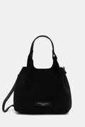 Gianni Chiarini torebka crossbody damska zamszowa DUA czarna BS 9798 CM-PL