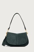 Gianni Chiarini torebka crossbody damska zamszowa HELENA ROUND zielona BS 12618 CM-PL