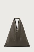 MM6 Maison Margiela torebka shopper damska skórzana zielona S54WD0039-P8396