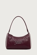 Tommy Jeans torebka damska z imitacji skóry fioletowa AW0AW19052