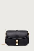Tommy Hilfiger чанта crossbody дамска от имитация на кожа черна AW0AW19319
