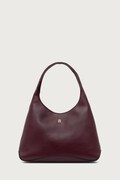 Tommy Hilfiger torebka hobo damska z imitacji skóry bordowa AW0AW19187
